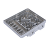 Mecanizado CNC de filtros de comunicación de material de aleación de aluminio pequeño y de tamaño mediano personalizados con alta precisión según el diagrar