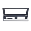 Mecanizado CNC de la carcasa de monitor portátil de 13.3 pulgadas hecha de aleación de aluminio con soporte y posiciones de orificio personalizables